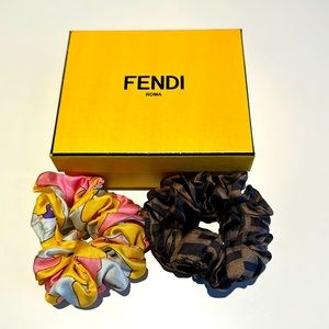 NEVER WORN Fendi hair bands, includes two!